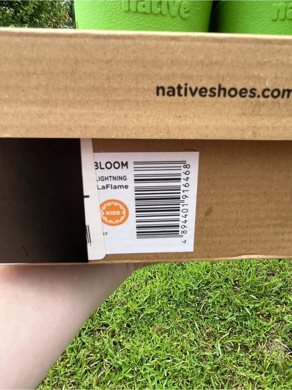 NWT Native Kids Kensington Treklite Bloom Boots with Lightning Bolt Size C10